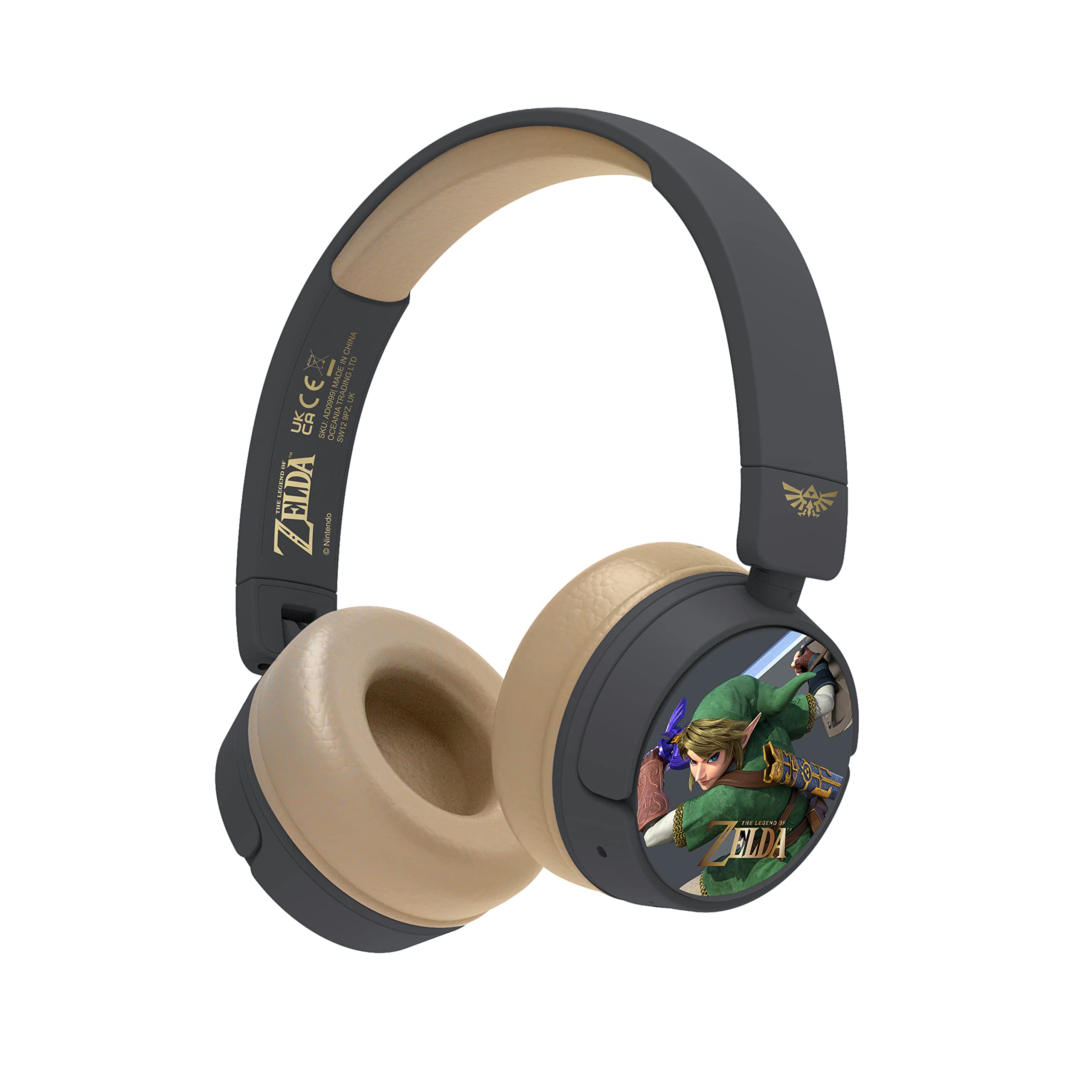 OTL Technologies Écouteurs SANS FIL pour enfants La Légende de Zelda Bluetooth pliable OTL Technologies Écouteurs SANS FIL pour enfants La Légende de Zelda Bluetooth pliable
